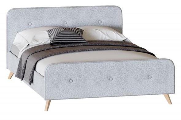 Кровать Сиерра 900 (без основания) Аура серый в Шахтах - изображение