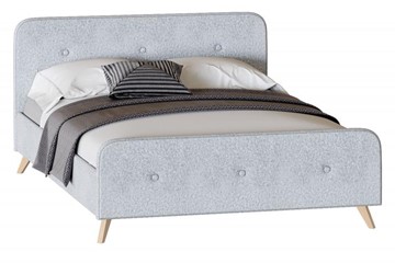 Спальная кровать Сиерра 900 (с основанием) Аура серый в Шахтах