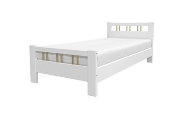 Спальная кровать Вероника-3 (Белый Античный) 90х200 в Шахтах