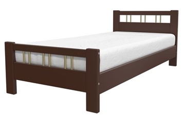 Спальная кровать Вероника-3 (Орех) 90х200 в Шахтах