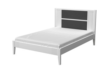 Кровать 1.5-спальная Бетти из массива сосны (Белый Античный) 140х200 в Шахтах