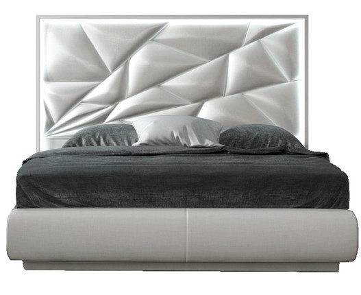 Кровать полуторная FRANCO KIU 1242 с LED подсветкой изголовья (160х200) в Таганроге - изображение