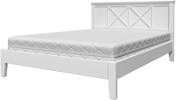 Кровать полутороспальная Грация-2 (Белый Античный) 140х200 в Шахтах - изображение