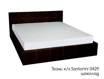 Кровать 1.5-спальная Грета 140х200 (шоколад) без основания в Таганроге