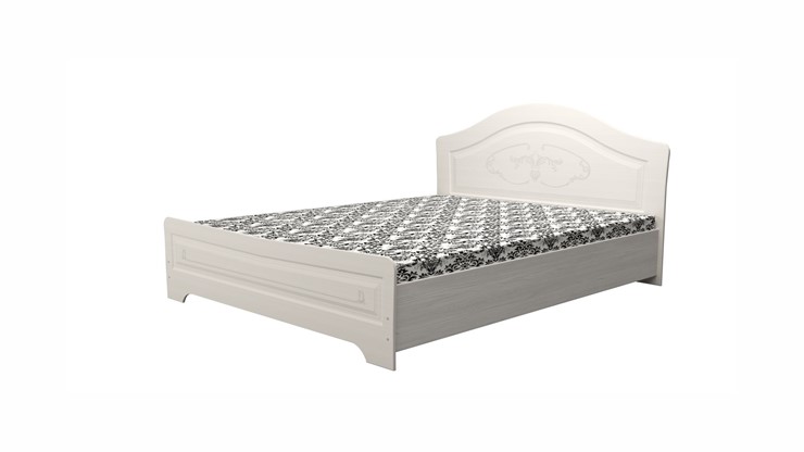 Кровать Ивушка-5 2000х1200 с высоким изножьем, цвет Итальянский орех в Шахтах - изображение 1