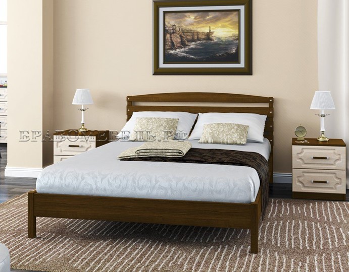 Спальная кровать Камелия-1 (Венге) 140х200 в Шахтах - изображение 2
