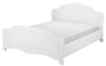 Кровать полуторная Лотос (Белый) 140х200 в Шахтах