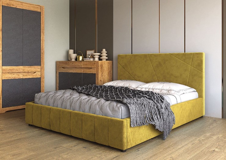 Кровать полутороспальная Нельсон Абстракция 120х200 (вариант 1) без основания в Батайске - изображение 1