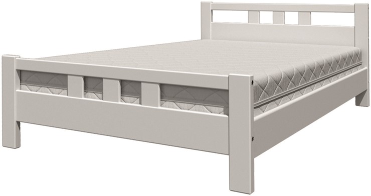 Полуторная кровать Вероника-2 (Белый Античный) 140х200 в Шахтах - изображение 4