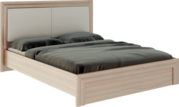Кровать Глэдис М31 (Шимо светлый/Белый текстурный) в Шахтах