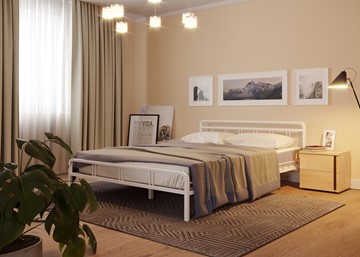 Кровать односпальная Леон, 900, белый в Таганроге