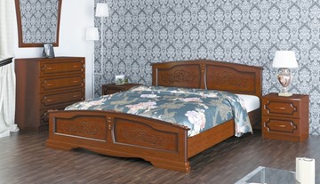 Кровать 1-спальная Елена (Орех) 80х200 в Шахтах