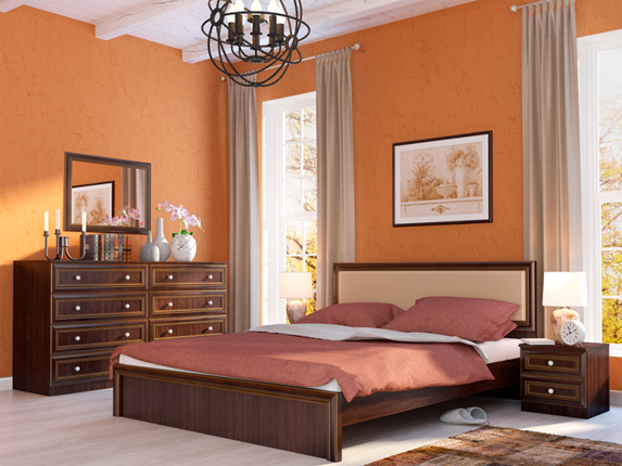Модульная спальня Беатрис (Орех Гепланкт) в Шахтах - изображение