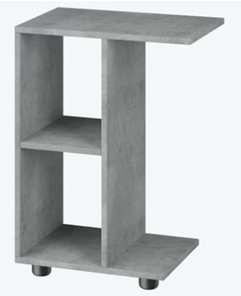 Столик для кровати Ник цвет бетон в Шахтах - предосмотр