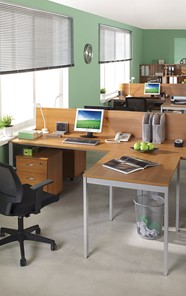 Набор мебели в офис Формула МП2 (ольха европейская) в Шахтах - предосмотр