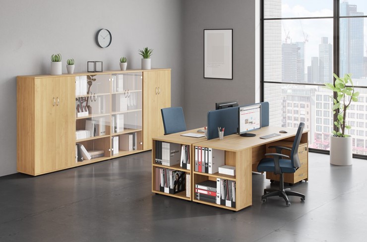 Набор мебели в офис Формула (вяз светлый) в Шахтах - изображение 2