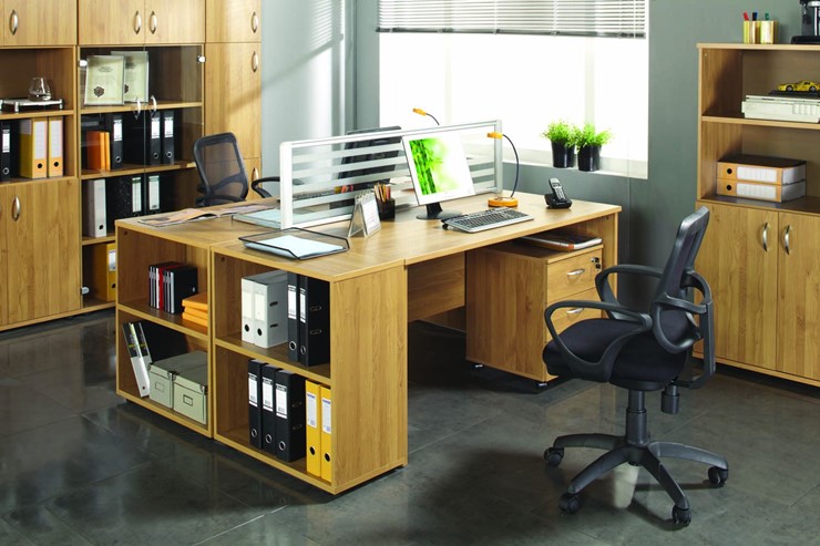 Набор мебели в офис Формула (вяз светлый) в Шахтах - изображение 4