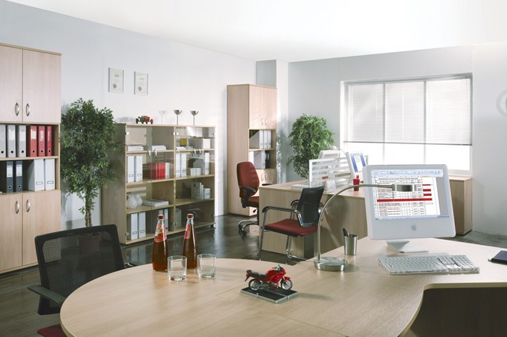 Набор мебели в офис Формула (вяз светлый) в Шахтах - изображение 6