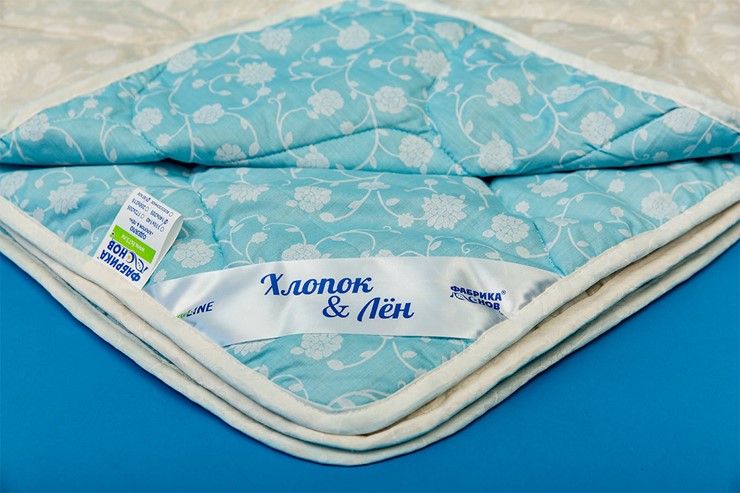 Одеяло легкое полутороспальное Хлопок &  Лен в Батайске - изображение 1