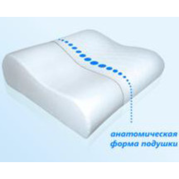 Подушка ортопедическая М Память 50х38 в Таганроге - изображение