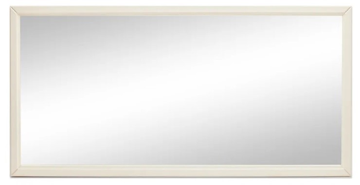 Зеркало навесное в гардероб Ника (Слоновая кость) 119,5 см x 60 см в Шахтах - изображение 5