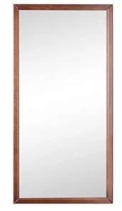 Зеркало навесное Ника (Средне-коричневый) 119,5 см x 60 см в Шахтах