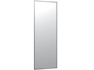Настенное зеркало в спальню Сельетта-5 глянец серебро (1500х500х9) в Шахтах