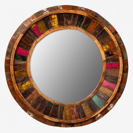 Настенное зеркало Маниша круглое в Батайске - изображение