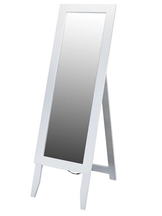 Напольное зеркало в спальню BeautyStyle 2 (Белый) в Шахтах - изображение