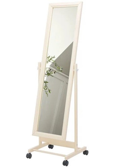 Напольное зеркало в спальню BeautyStyle 27 (135х42,5см) Слоновая кость в Шахтах - изображение 6