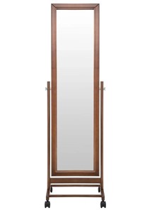 Зеркало напольное в гардероб BeautyStyle 27 (135х42,5см) Средне-коричневый в Шахтах - предосмотр 2