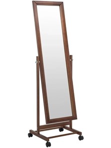 Зеркало напольное в гардероб BeautyStyle 27 (135х42,5см) Средне-коричневый в Шахтах - предосмотр