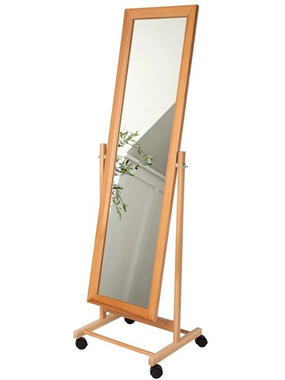 Зеркало напольное в гардероб BeautyStyle 27 (135х42,5см) Светло-коричневый в Шахтах - изображение 2