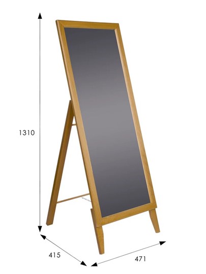 Зеркало напольное BeautyStyle 29 (131х47,1х41,5см) Светло-коричневый в Шахтах - изображение 6