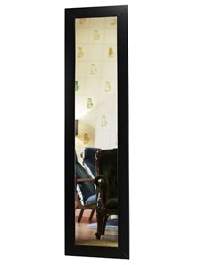 Зеркало настенное в гардероб BeautyStyle 9 (черный) в Шахтах - предосмотр 1