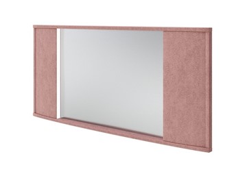 Зеркало прямоугольное Vittoria с подсветкой, Рогожка (Levis 62 Розовый) в Шахтах