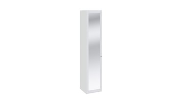 Шкаф для белья Ривьера с зеркалом СМ 241.21.001 (Белый) в Шахтах