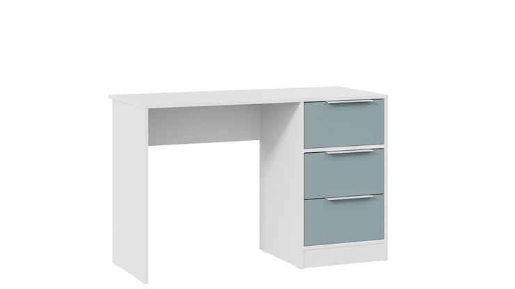 Письменный стол Марли Тип 1 (Белый/Серо-голубой) в Шахтах - изображение 2