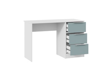 Письменный стол Марли Тип 1 (Белый/Серо-голубой) в Шахтах - предосмотр 3