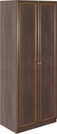 Шкаф распашной Беатрис М02 (Орех Гепланкт) в Шахтах - изображение
