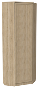Шкаф 402 угловой со штангой, цвет Дуб Сонома в Таганроге - предосмотр