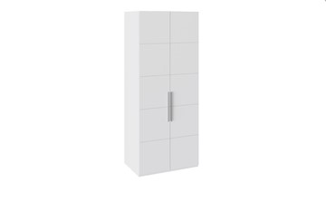 Шкаф распашной Наоми с 2-мя дверями, цвет Белый глянец СМ-208.07.03 в Шахтах