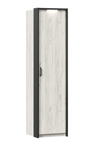 1-створчатый шкаф Техно с паспарту, Дуб крафт белый в Батайске
