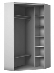 Шкаф с двумя зеркалами, 2400х1103, ХИТ У-24-4-55, венге аруба в Шахтах - предосмотр 1