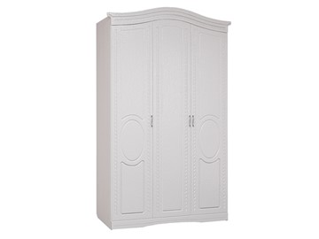 Шкаф трехдверный Гертруда, М2, белая лиственница/ясень жемчужный в Шахтах
