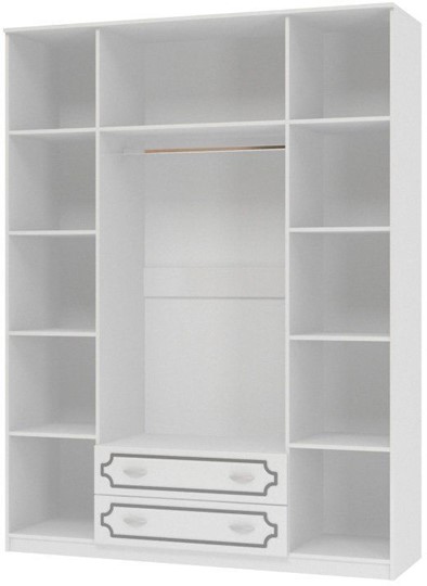 Шкаф четырехстворчатый Лак (Белый Жемчуг) в Батайске - изображение 1