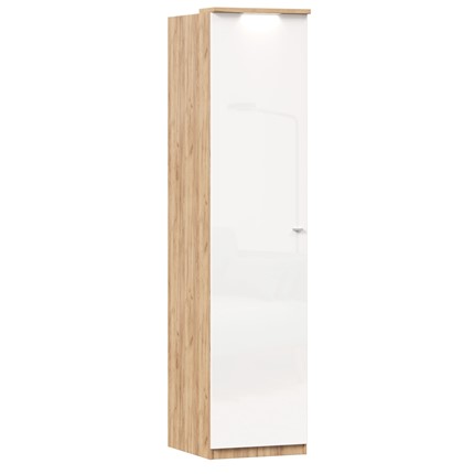 Шкаф одностворчатый Фиджи ЛД 659.224, белый в Шахтах - изображение