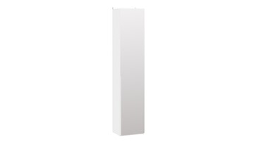 Шкаф для белья с 1 зеркальной дверью Порто (366) СМ-393.07.212 (Белый жемчуг/Белый жемчуг) в Шахтах
