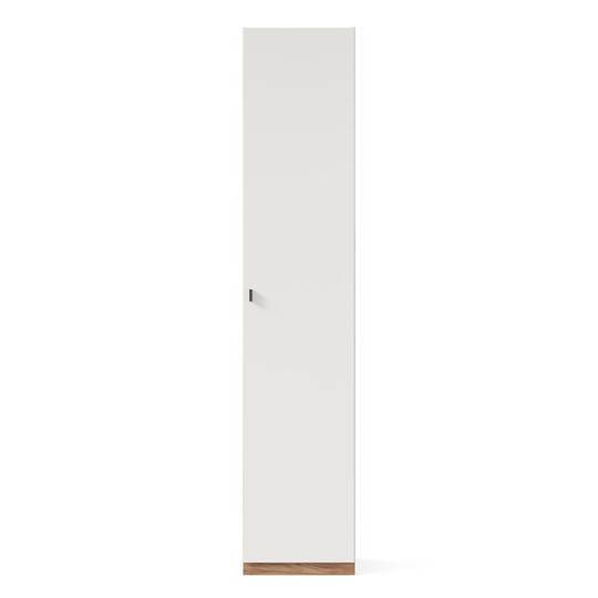Одностворчатый шкаф Бари Дуб Золотой/Белый ЛД 698.170 в Шахтах - изображение 1