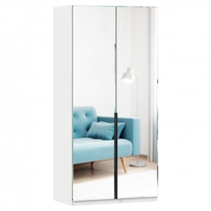 2-створчатый шкаф Норд ЛД 677.070.000.009 с двумя зеркалами, Белый в Шахтах